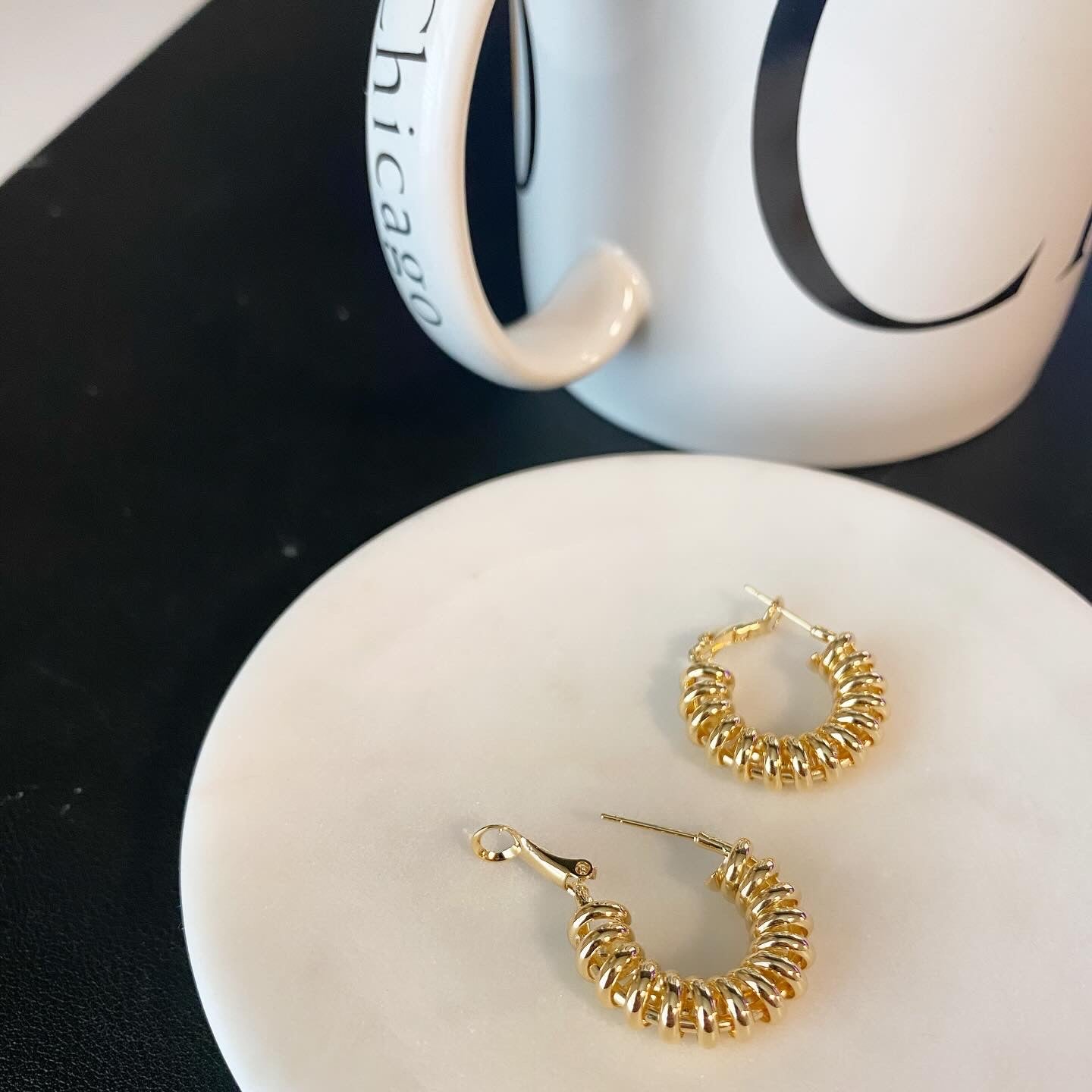 Call Me Cord Hoop Earrings