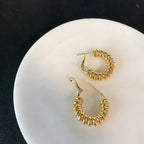 Call Me Cord Hoop Earrings
