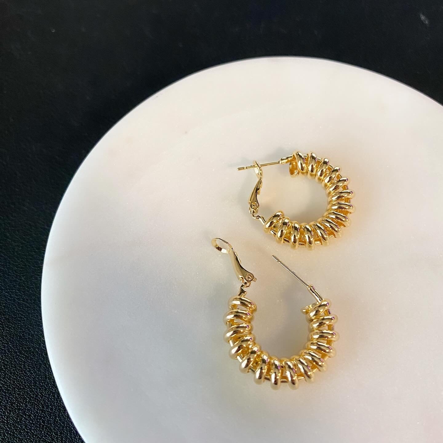 Call Me Cord Hoop Earrings