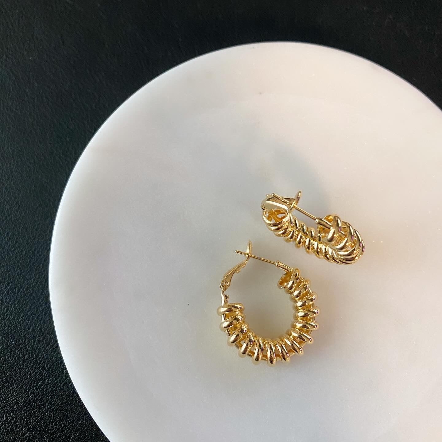 Call Me Cord Hoop Earrings