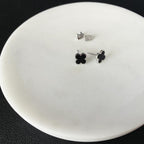 Clover Leaf Enamel Earrings