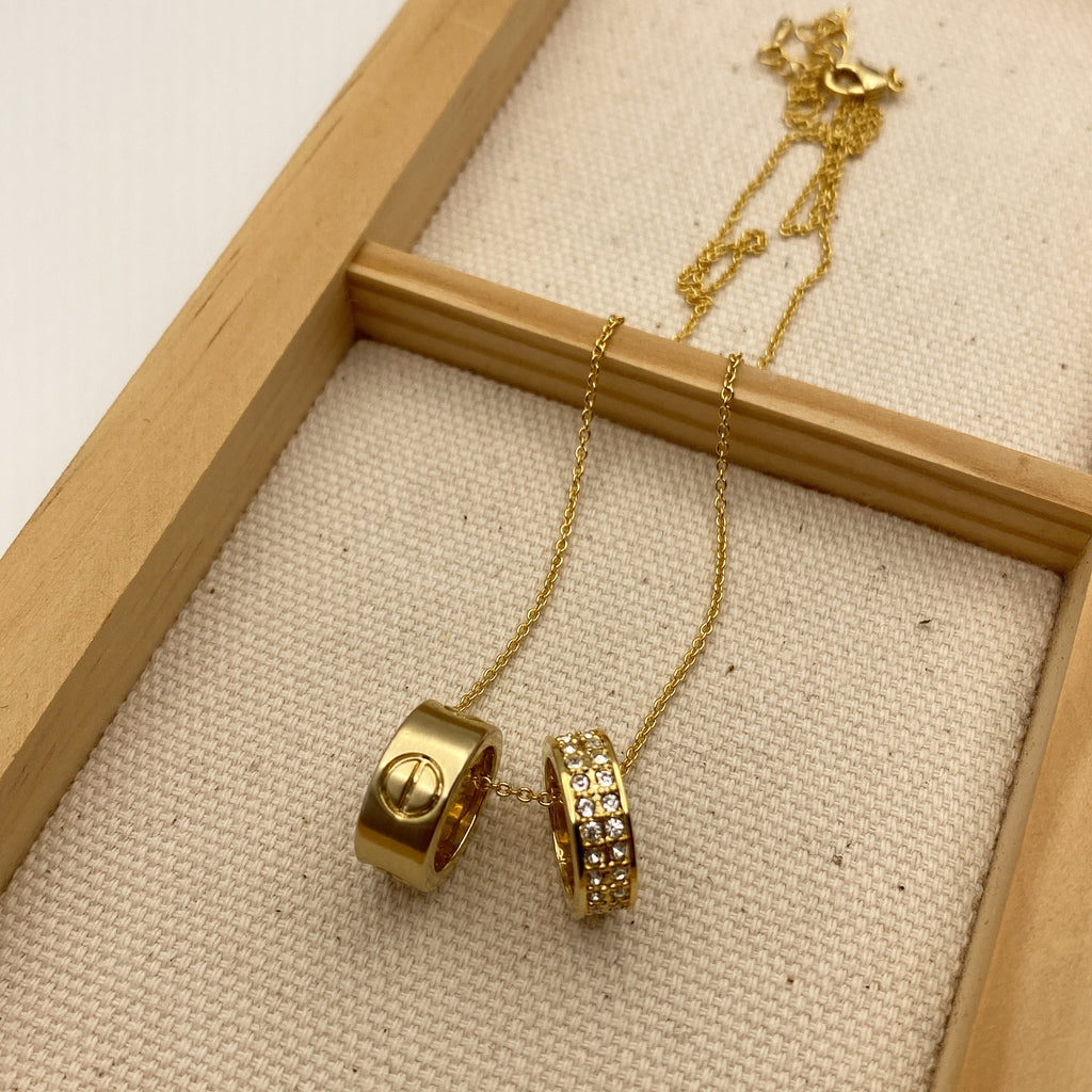 LOVE-ly Dual Barrel Necklace