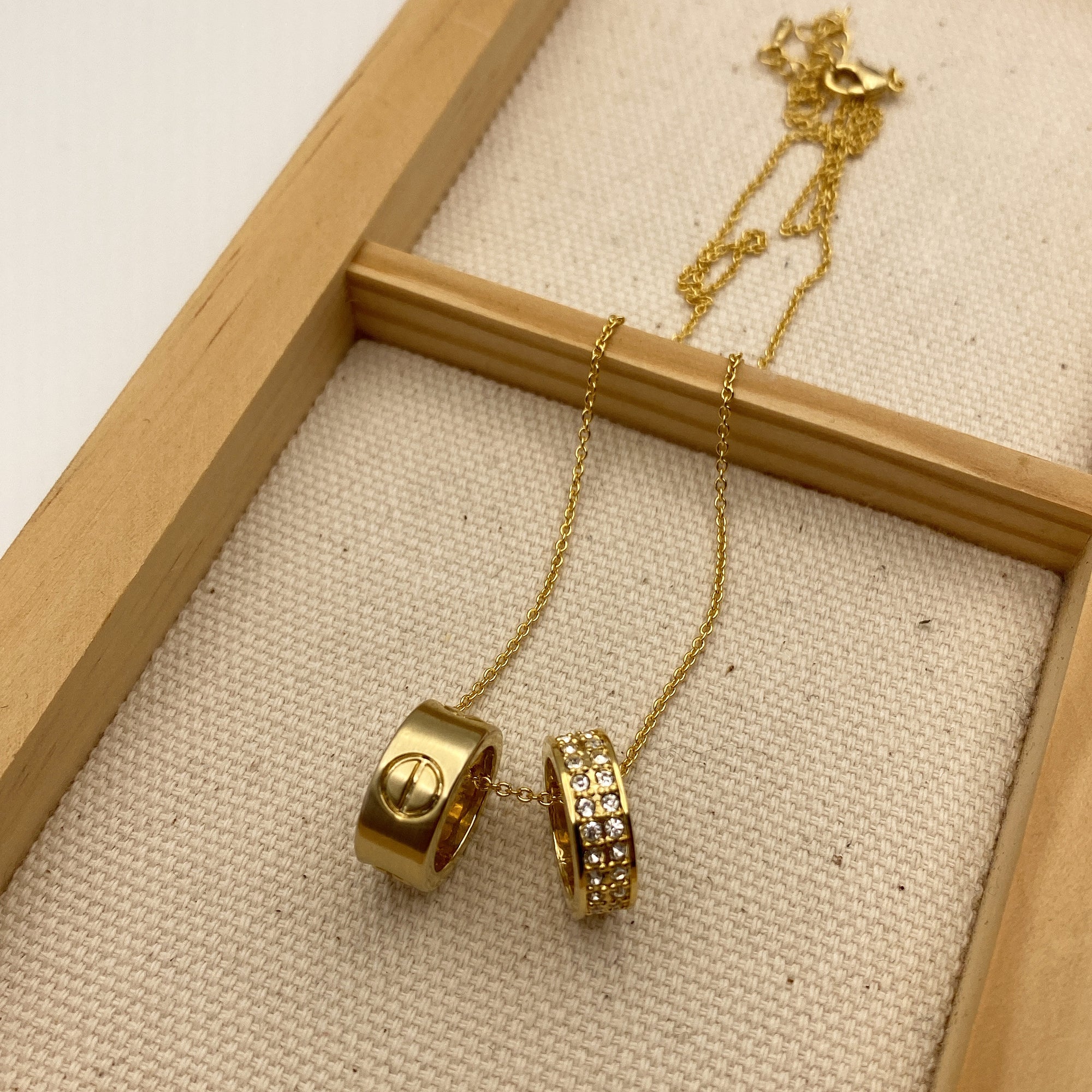 LOVE-ly Dual Barrel Necklace