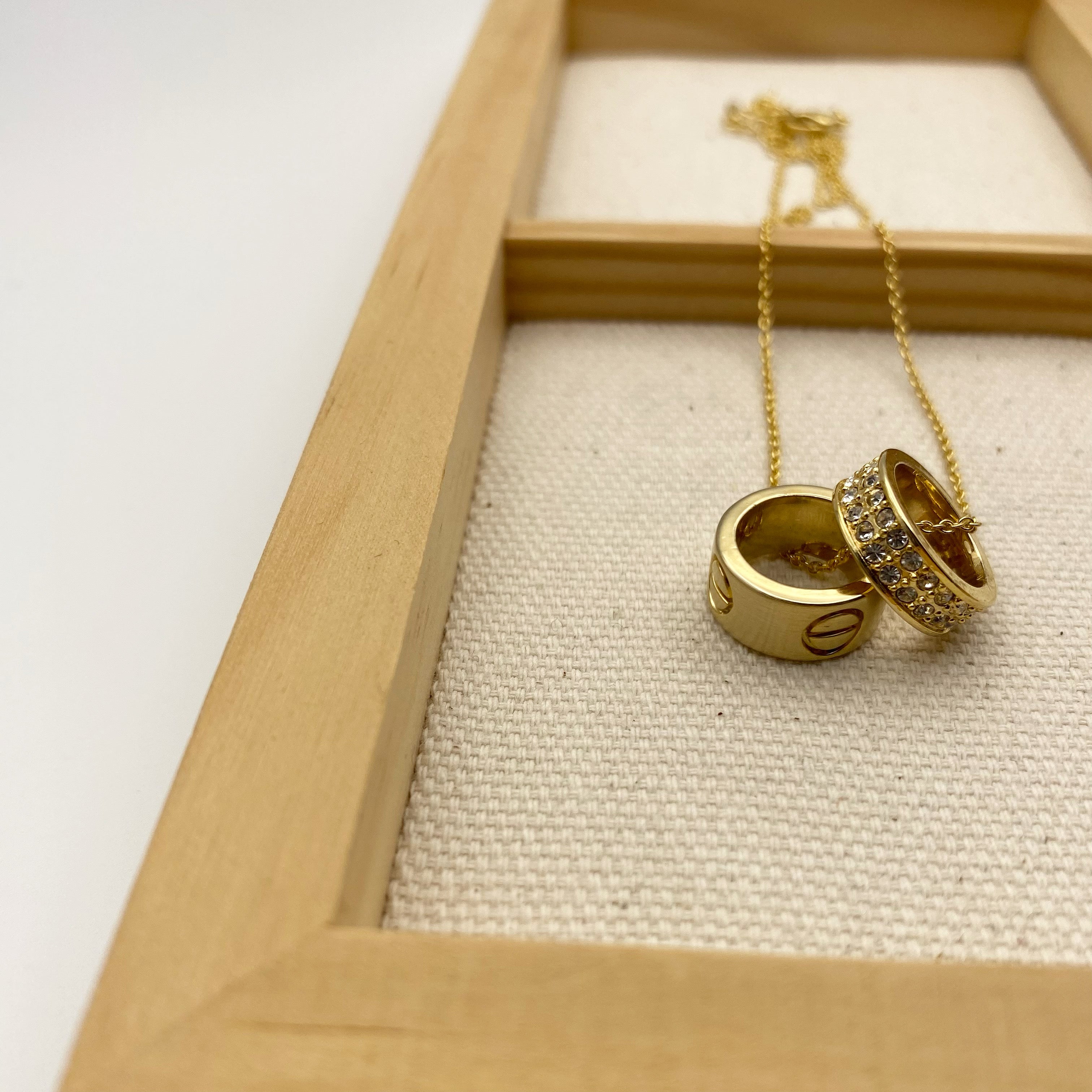 LOVE-ly Dual Barrel Necklace