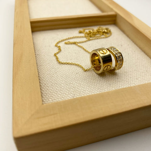 LOVE-ly Dual Barrel Necklace