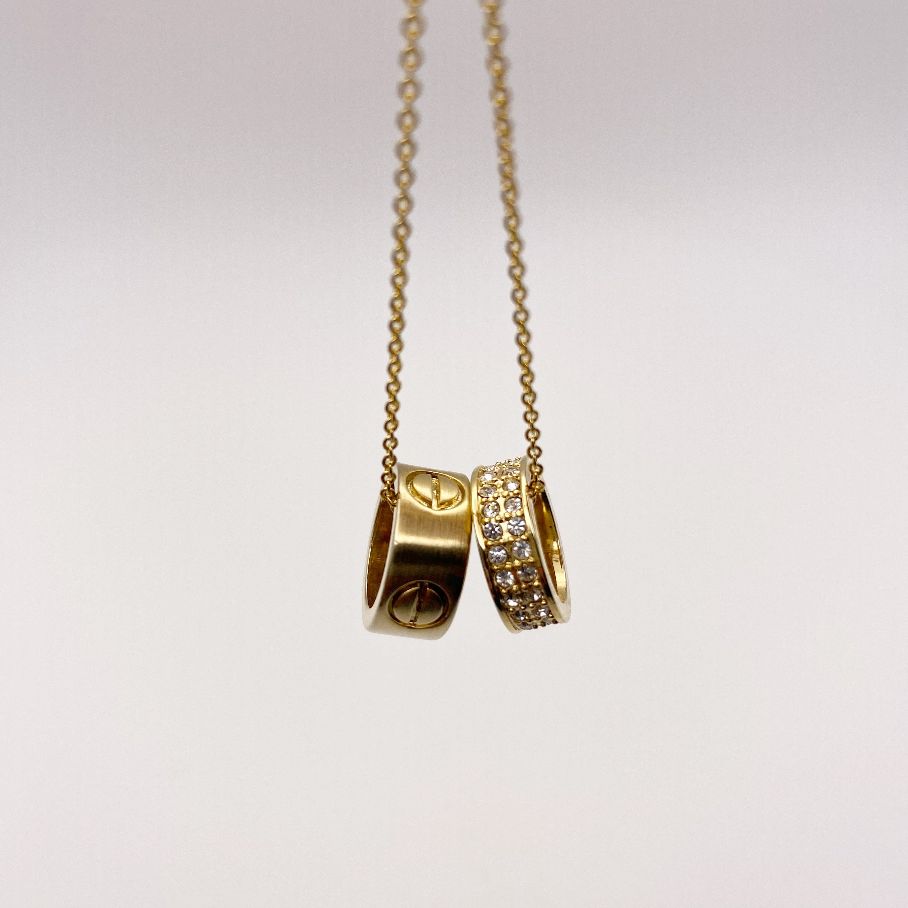 LOVE-ly Dual Barrel Necklace