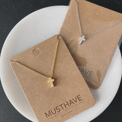 Mini Cross Necklace