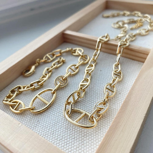 Anchor Chain Link Bracelet