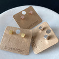 Cube Stud Earrings