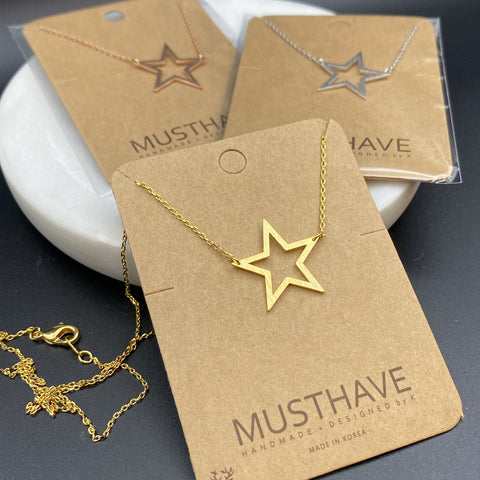 Star Cutout Necklace