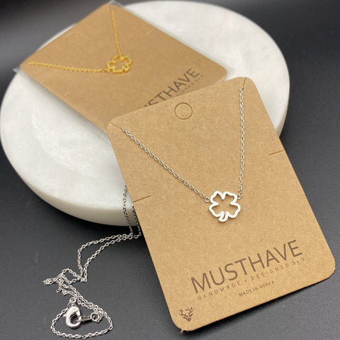 Clover / Shamrock (Open) Necklace