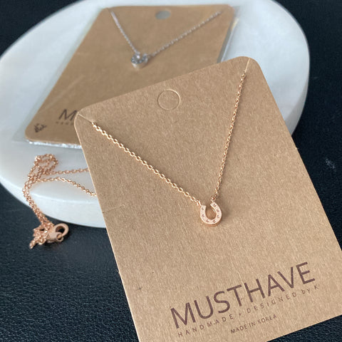 Mini Horseshoe Necklace