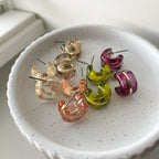 Gold Standard See-Through Mini Hoop Earrings
