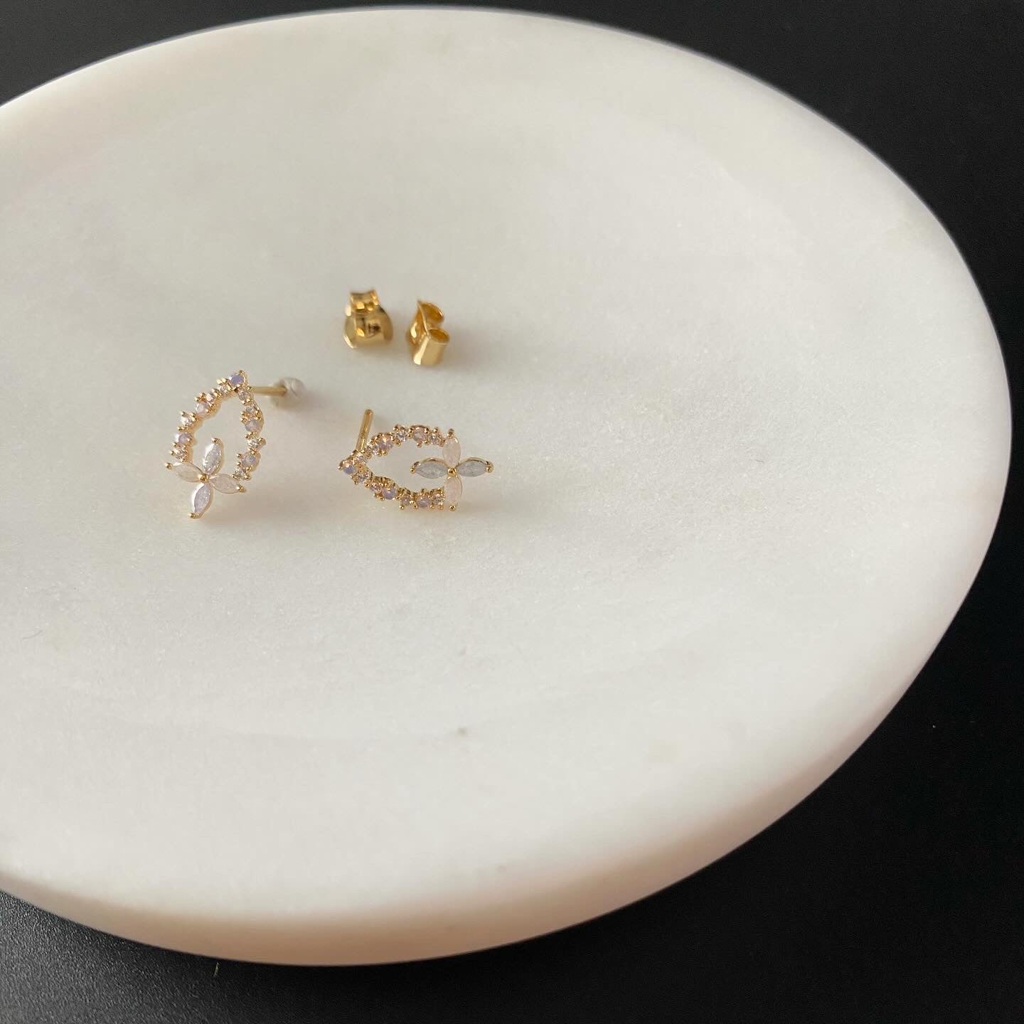 Teardrop Petal Earrings