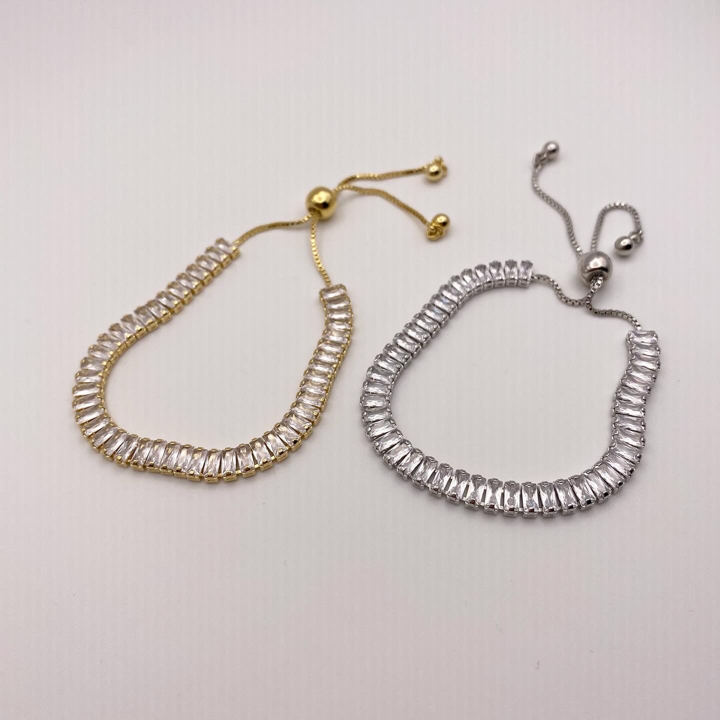 Baguette Track Tennis Bracelet