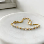 Horizontal Baguette Tennis Bracelet