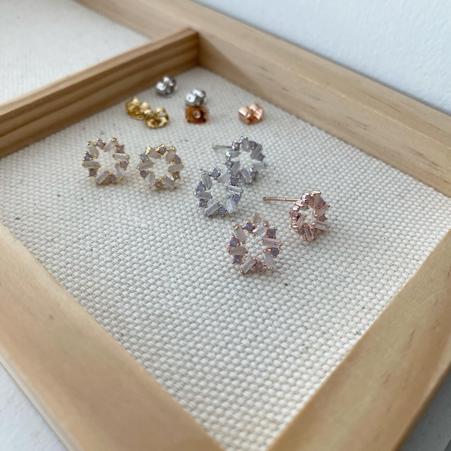 Baguette Loop Earrings