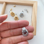 Baby Knot Door Knocker Earrings