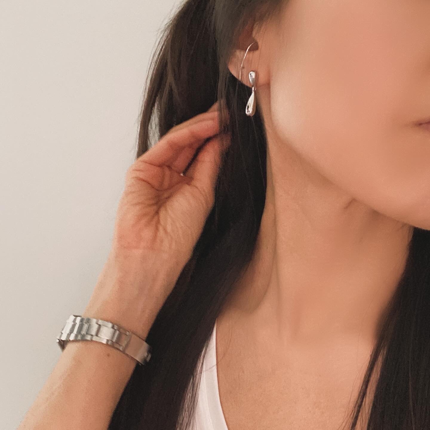 Bold Teardrop Dangle Earrings