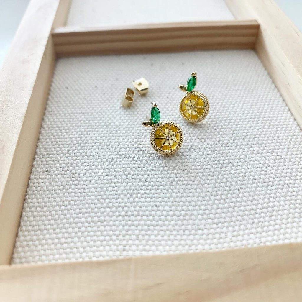 Fruit Earrings - Lemon Zest