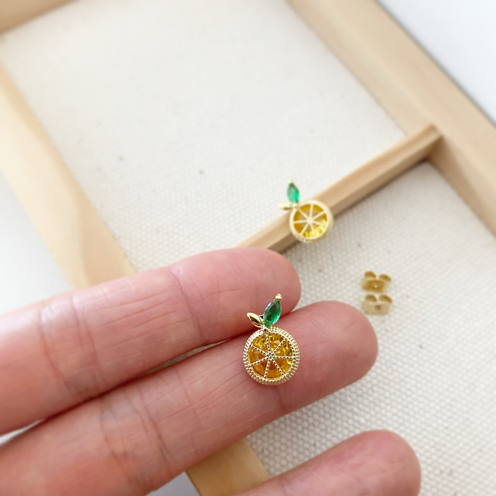 Fruit Earrings - Lemon Zest
