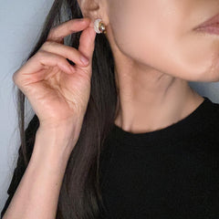 Pearl Hoop Combo Earrings