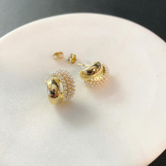 Pearl Hoop Combo Earrings