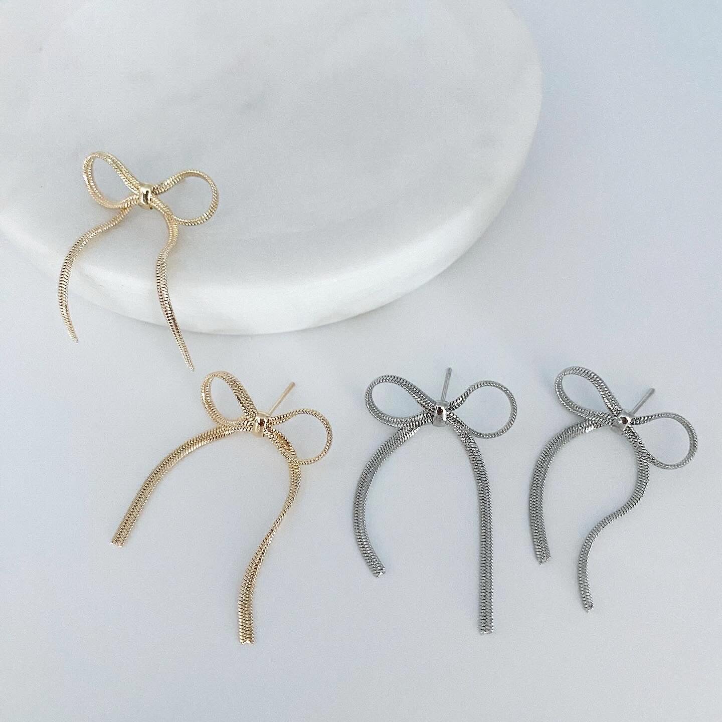 Girly Bow Earrings