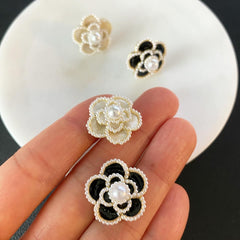 Flower Pearl Vintage Earrings