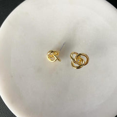 Triple Circle Knot Earrings