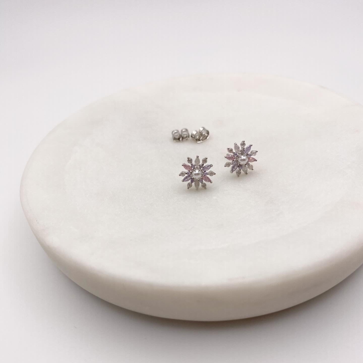 Pearl Spike Earrings
