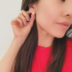 Pavé Mini Teardrop Earrings