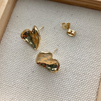 Concave Heart Earrings