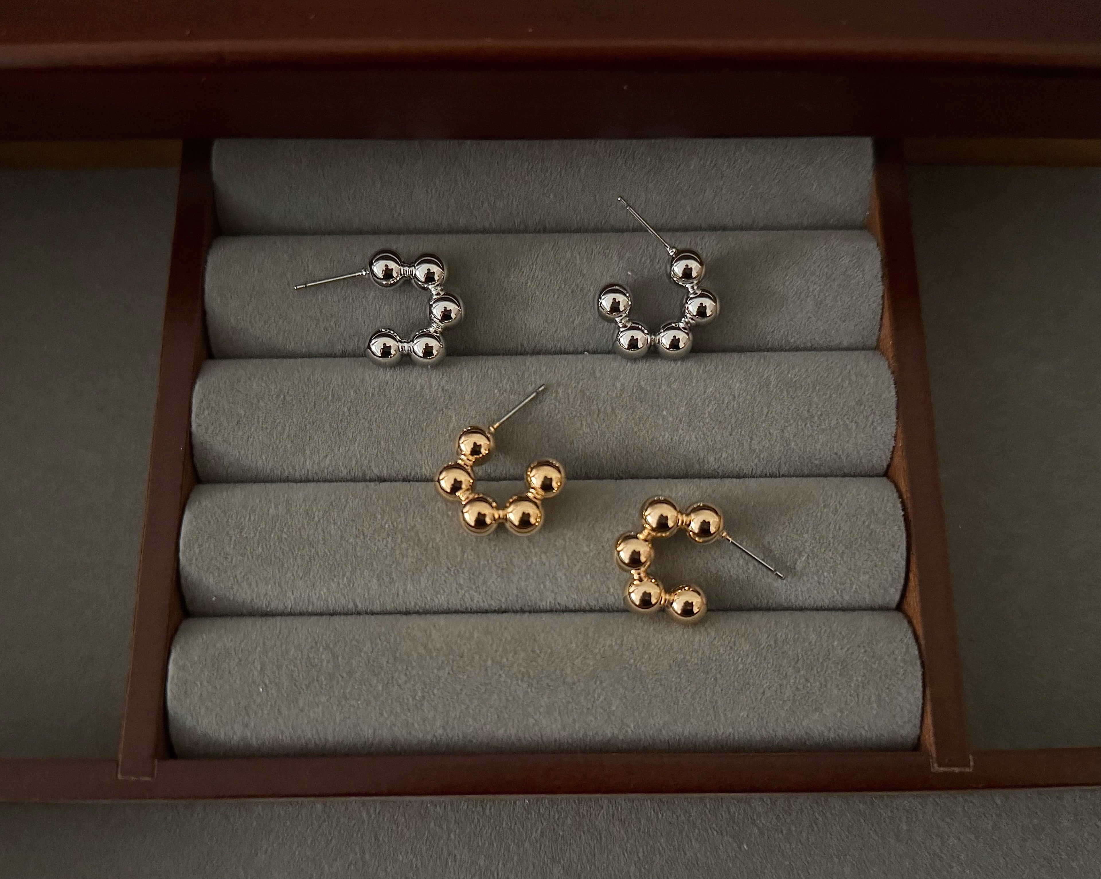 Dotty Mini Hoop Earrings