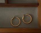 Dotty Beaded Hoop Earrings
