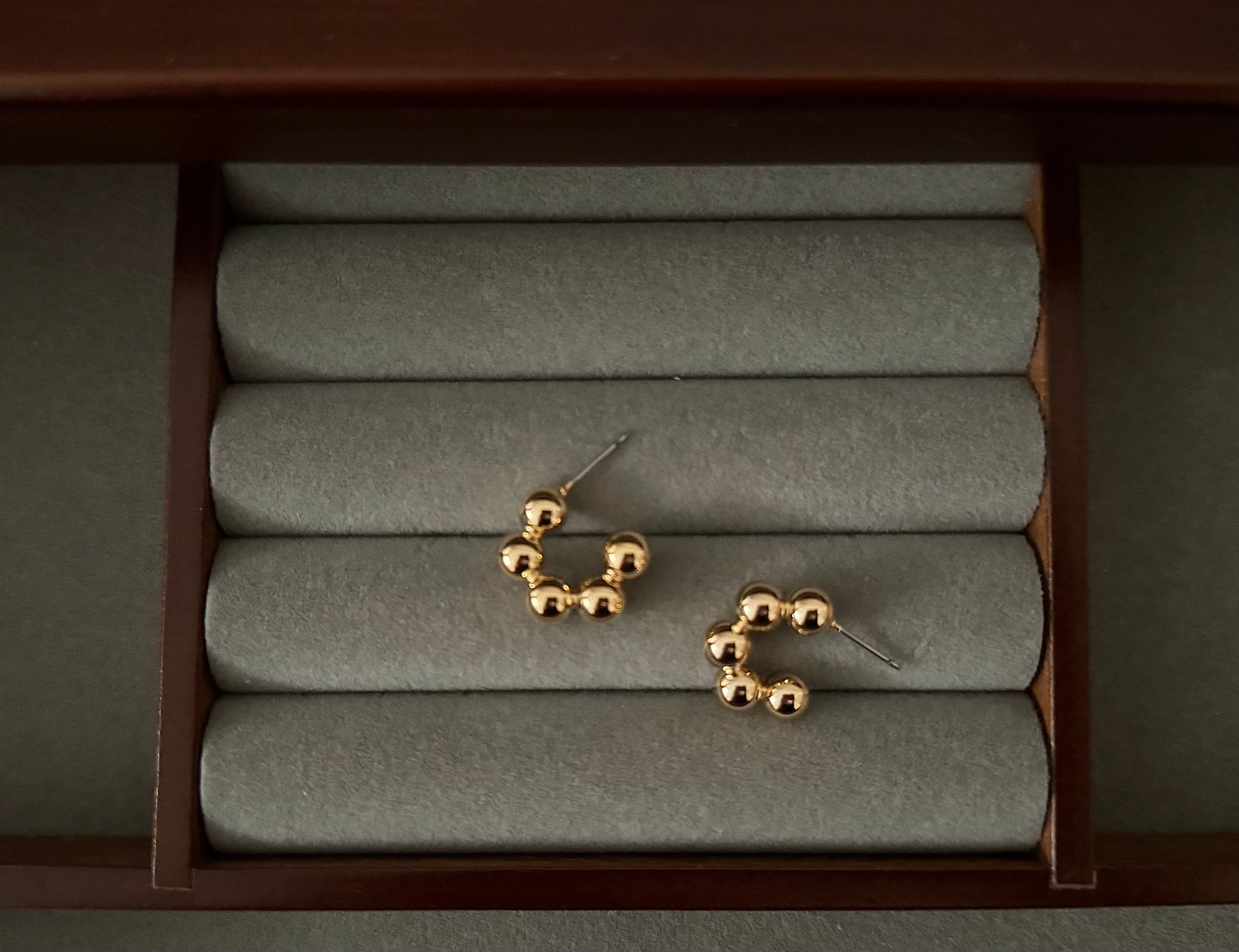 Dotty Mini Hoop Earrings