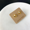 Moonstone Levitate Circle Earrings