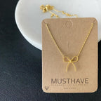Tie A Bow Necklace