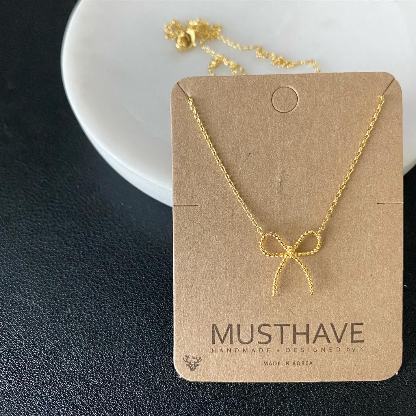 Tie A Bow Necklace