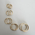 Everyday Hoop Earrings in Stainless Steel