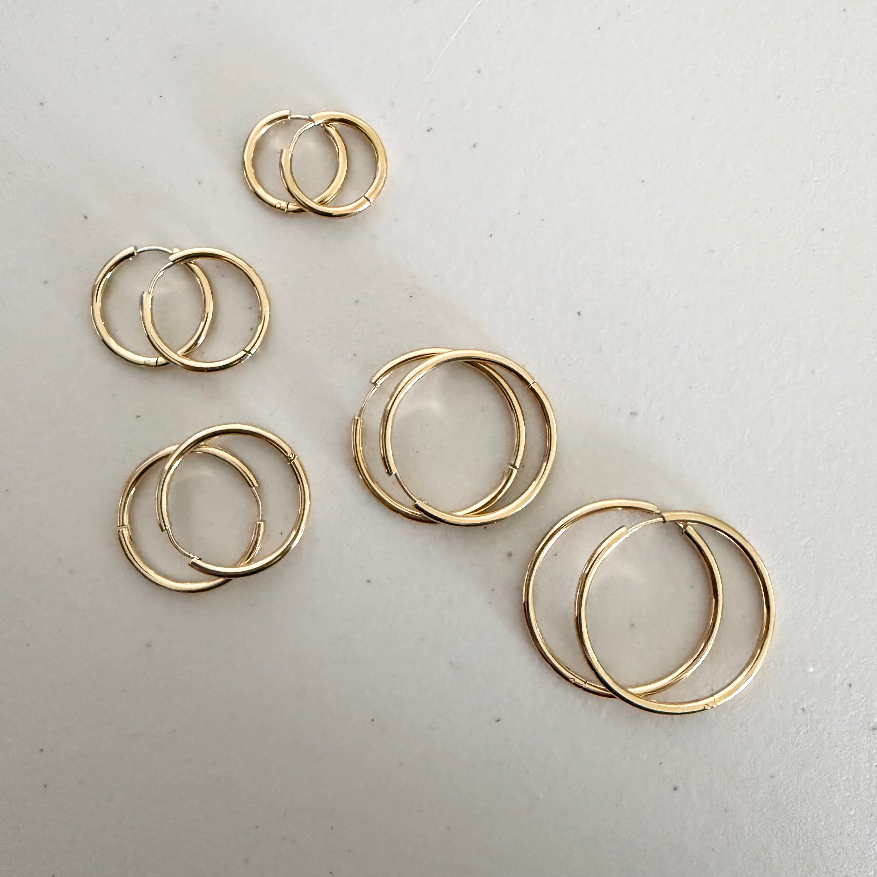 Everyday Hoop Earrings in Stainless Steel