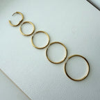 Everyday Hoop Earrings in Stainless Steel