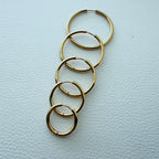 Everyday Hoop Earrings in Stainless Steel
