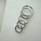 Everyday Hoop Earrings in Stainless Steel