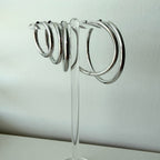 Everyday Hoop Earrings in Stainless Steel