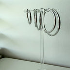 Everyday Hoop Earrings in Stainless Steel
