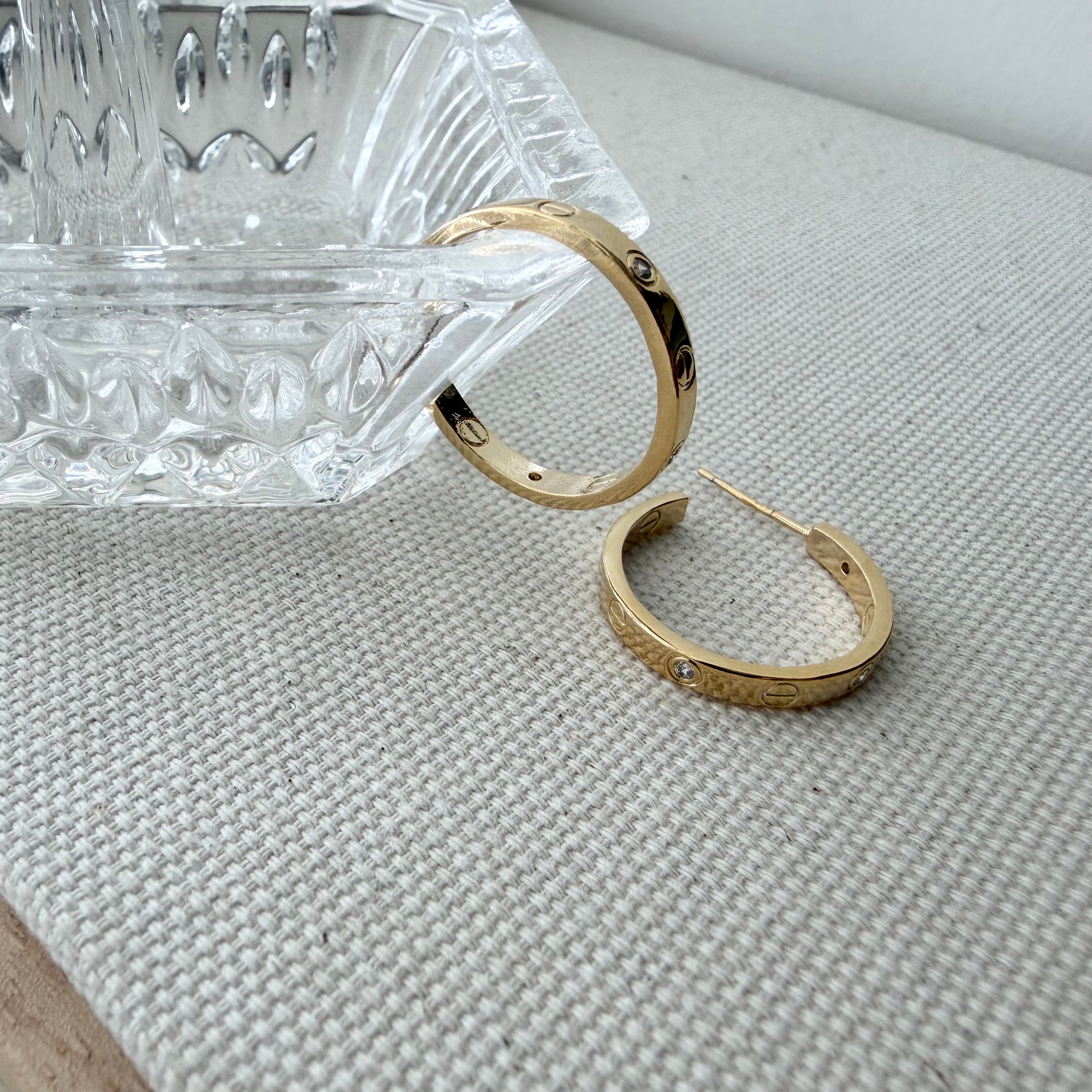 LOVE-ly Core Hoop Earrings