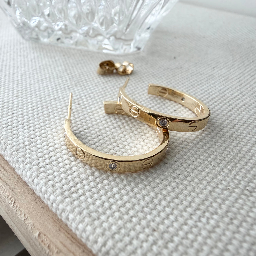 LOVE-ly Core Hoop Earrings