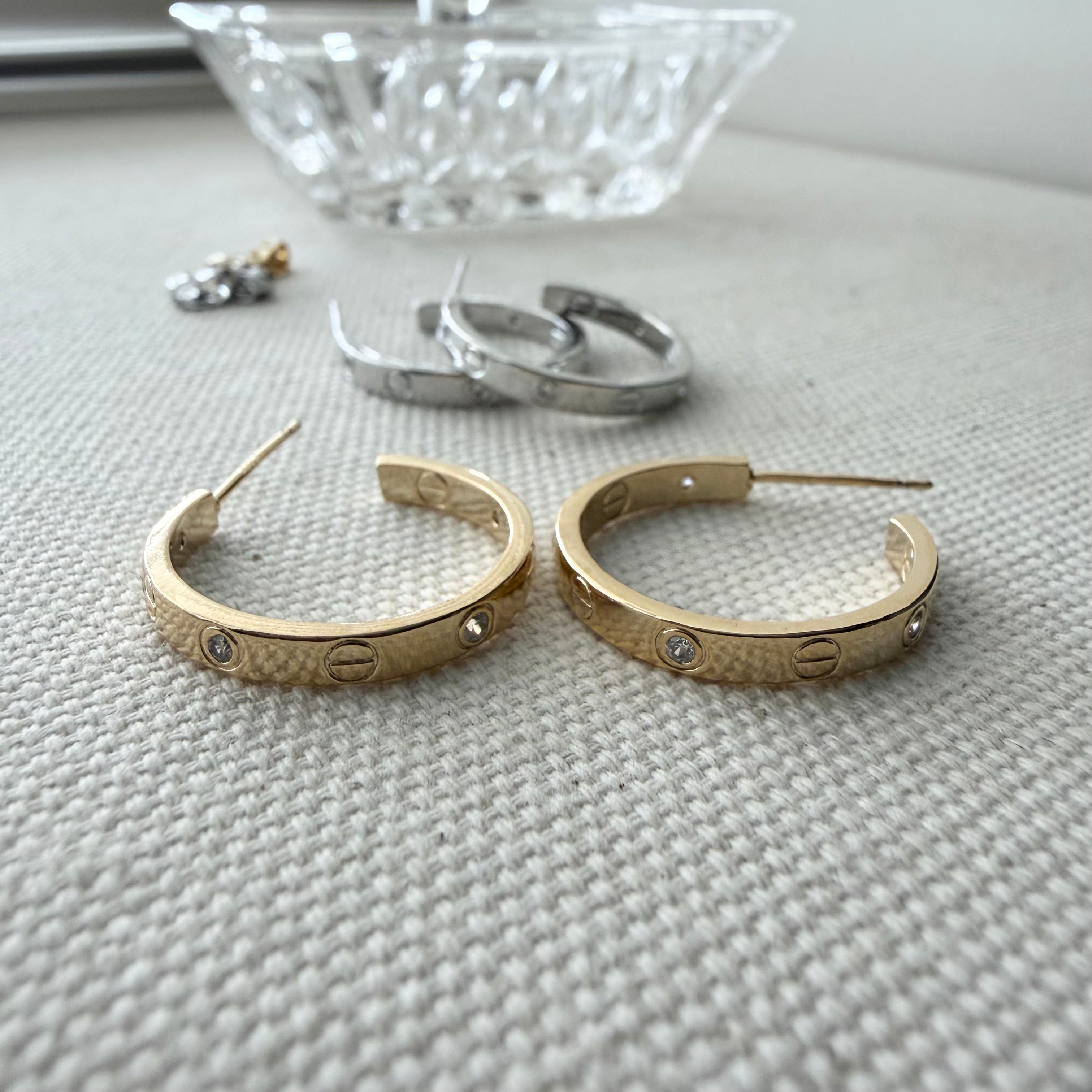 LOVE-ly Core Hoop Earrings