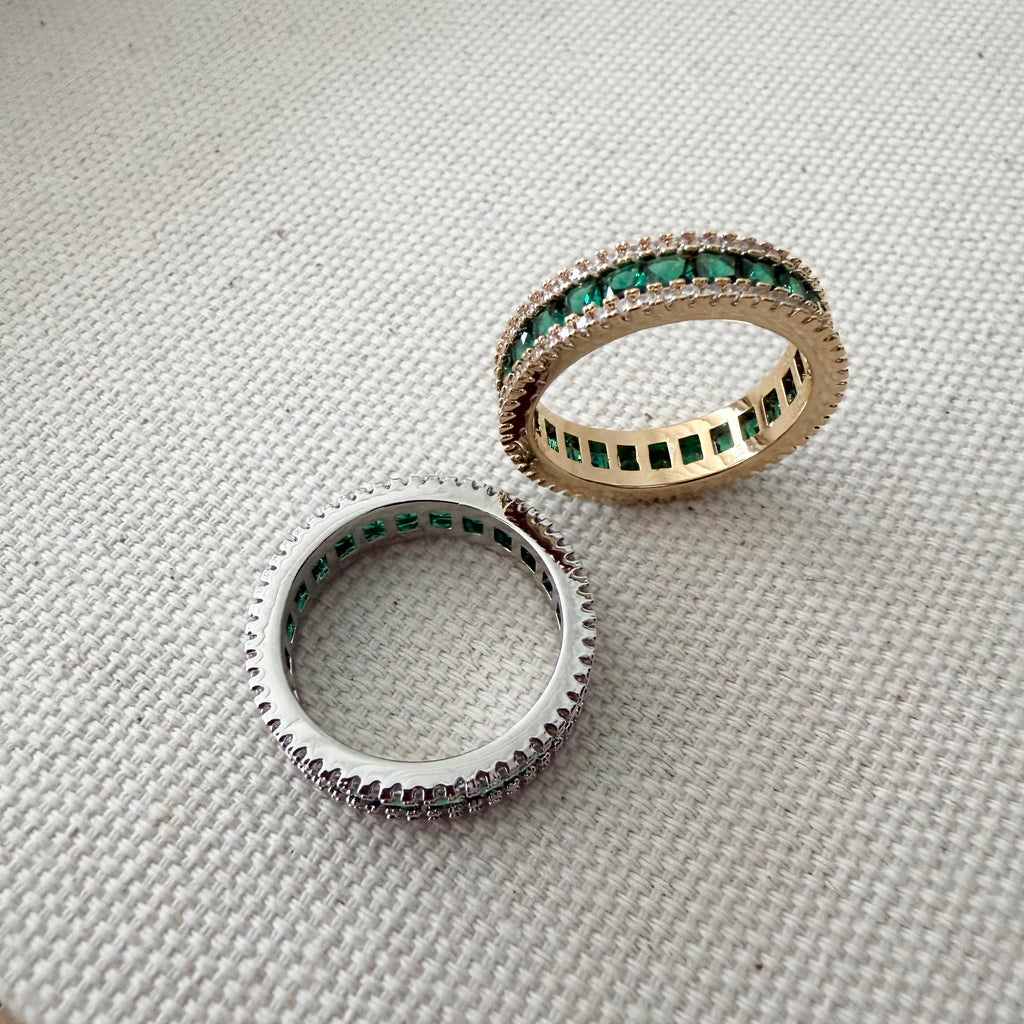 Emerald-Cut Eternity Ring